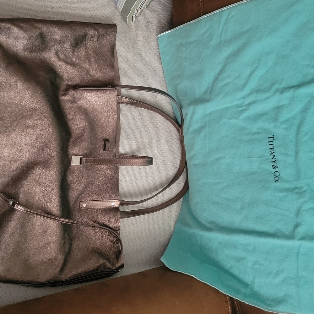 Authentic Tiffany tote shoulder bag
